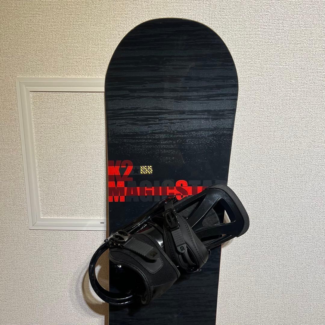 K2 MAGIC STAR 155cm BURTON カスタム ボードケース付き