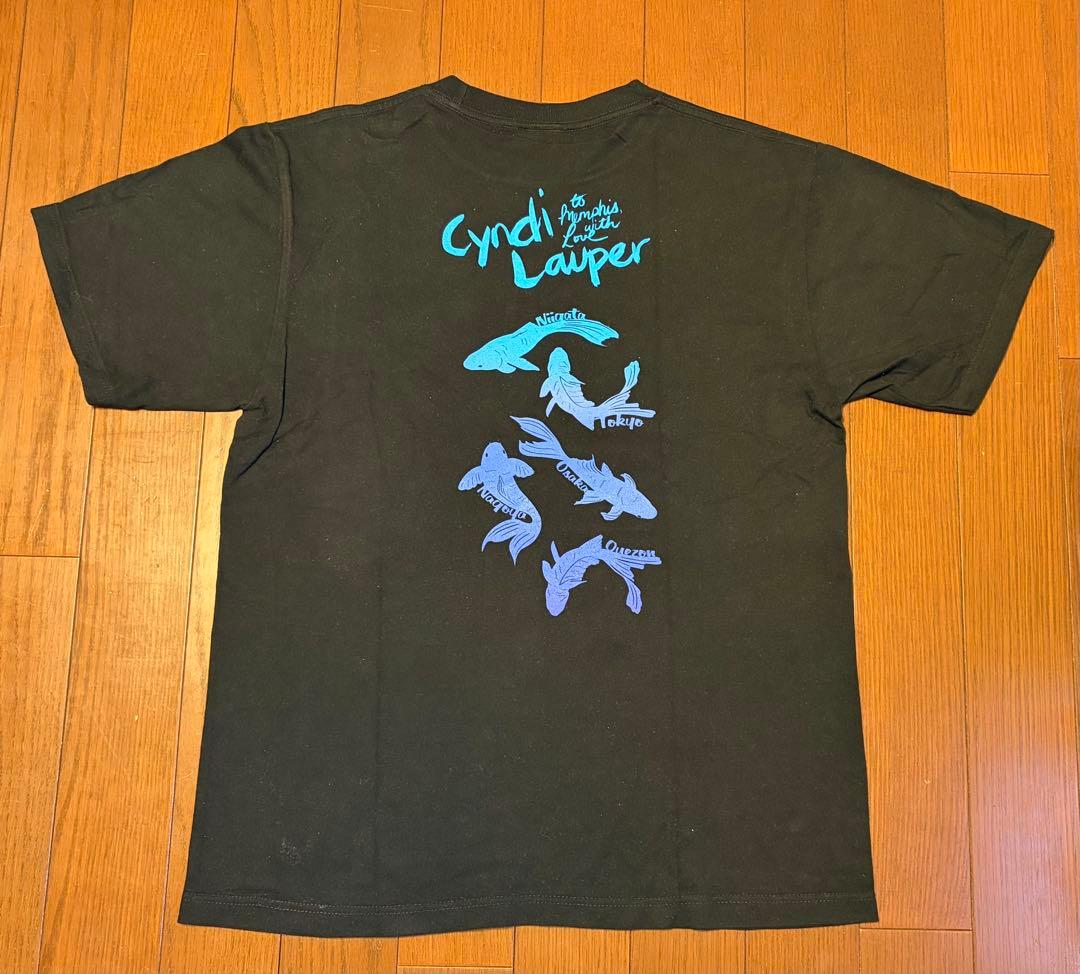 Cyndi Lauper シンディ・ローパー Tシャツ 2013年 来日