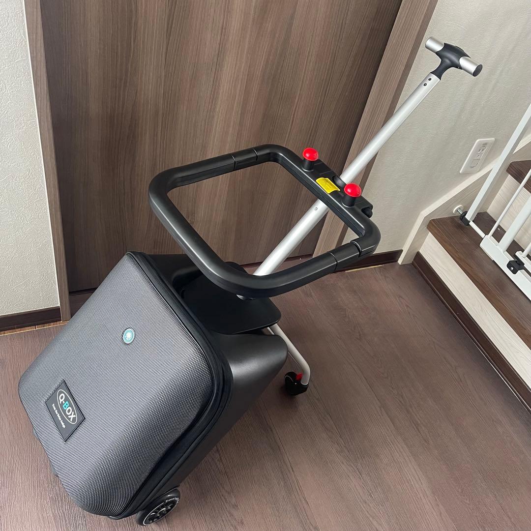 Q-BOX 乗れるキャリーケース　スーツケース　ケース拡張機能付　キャリーカート