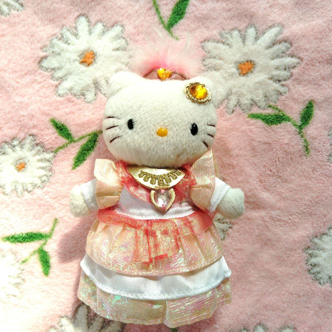 ハローキティ　ぬいぐるみマスコット　光るネックレス　サンリオピューロランド