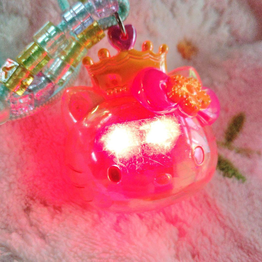 ハローキティ　ぬいぐるみマスコット　光るネックレス　サンリオピューロランド