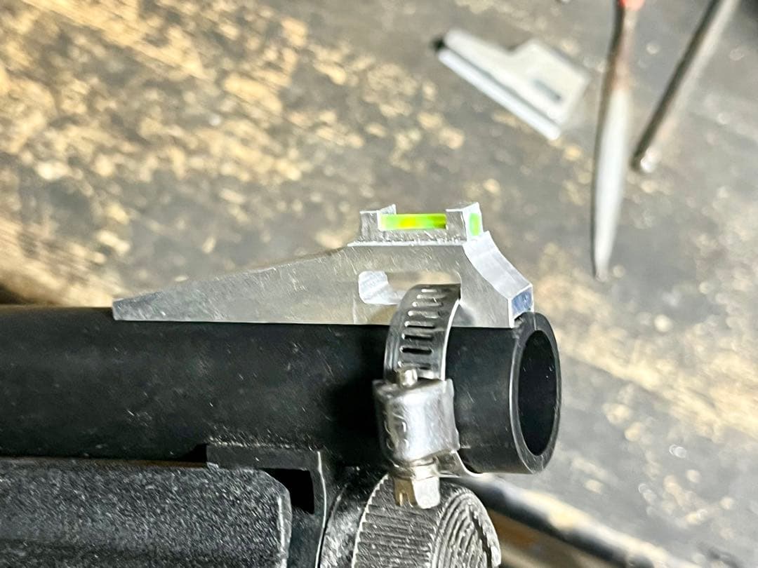 ジュラルミン削り出し　フロントサイト