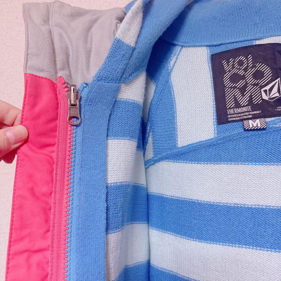 VOLCOM THERMONITE スノーボードウェア【M】ピンク インナー付