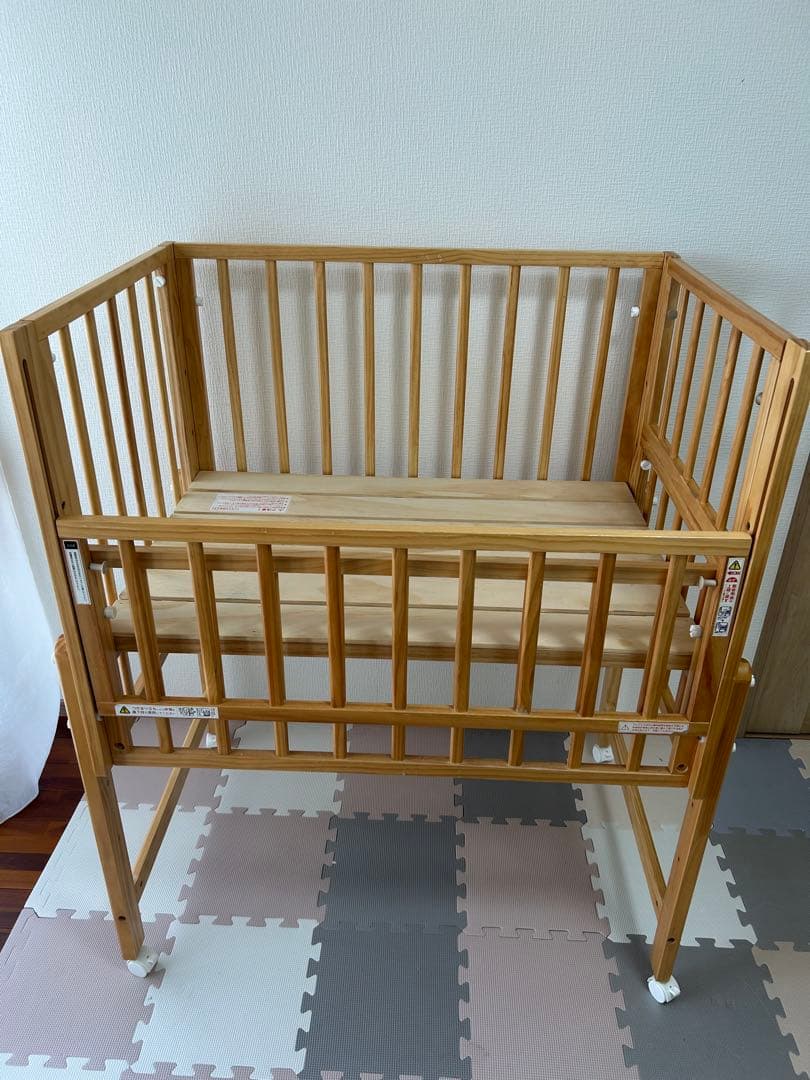 大和屋　ミニサイズWオープンベビーベッド　90cm×60cm
