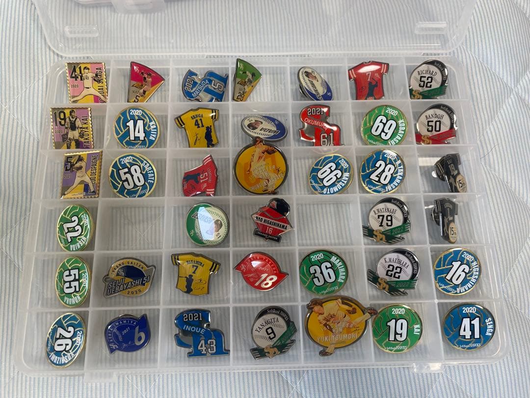 福岡ソフトバンクホークス ピンバッジ・缶バッジ まとめうり
