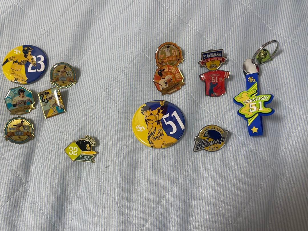 福岡ソフトバンクホークス ピンバッジ・缶バッジ まとめうり