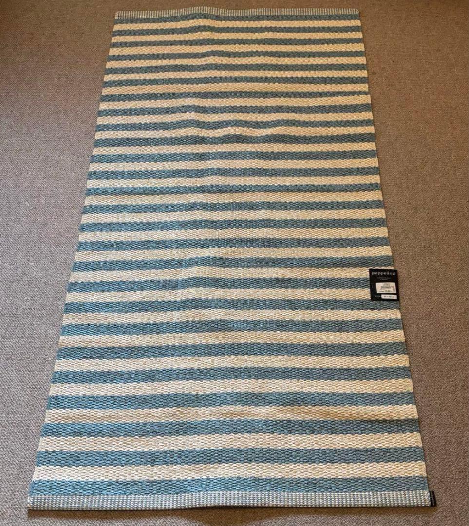 最終値下げ！【新品】パペリナ/DUO ミスティブルー /85×160cm