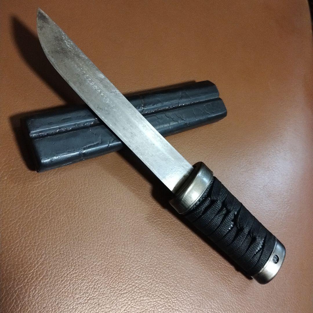 残欠刀 合法サイズに切断済 アウトドア、工作ナイフに　キャンプなど