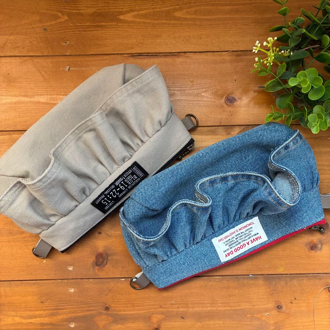 デニムリメイク❤︎サコッシュ❤︎ポーチ