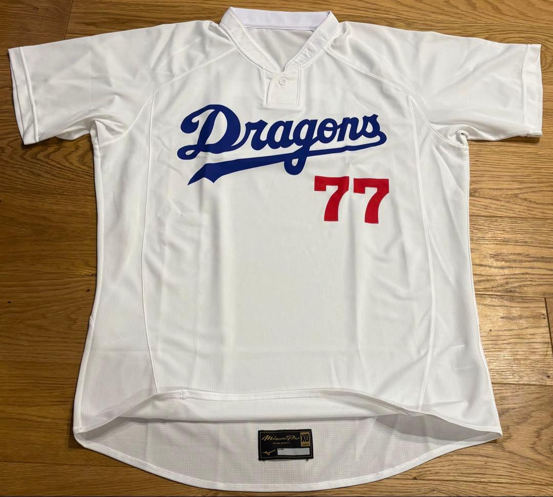 【実使用】中日ドラゴンズ　星野仙一追悼試合　バッテングジャージ　ミズノプロ