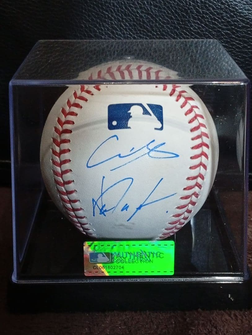 ２選手サイン！山本由伸 大谷翔平 直筆サインボール　MLB試合球　ドジャース