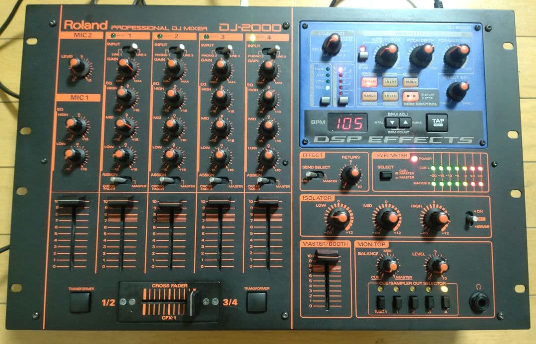 ROLAND DJ-2000 動作確認済み　送料込み　DJミキサー