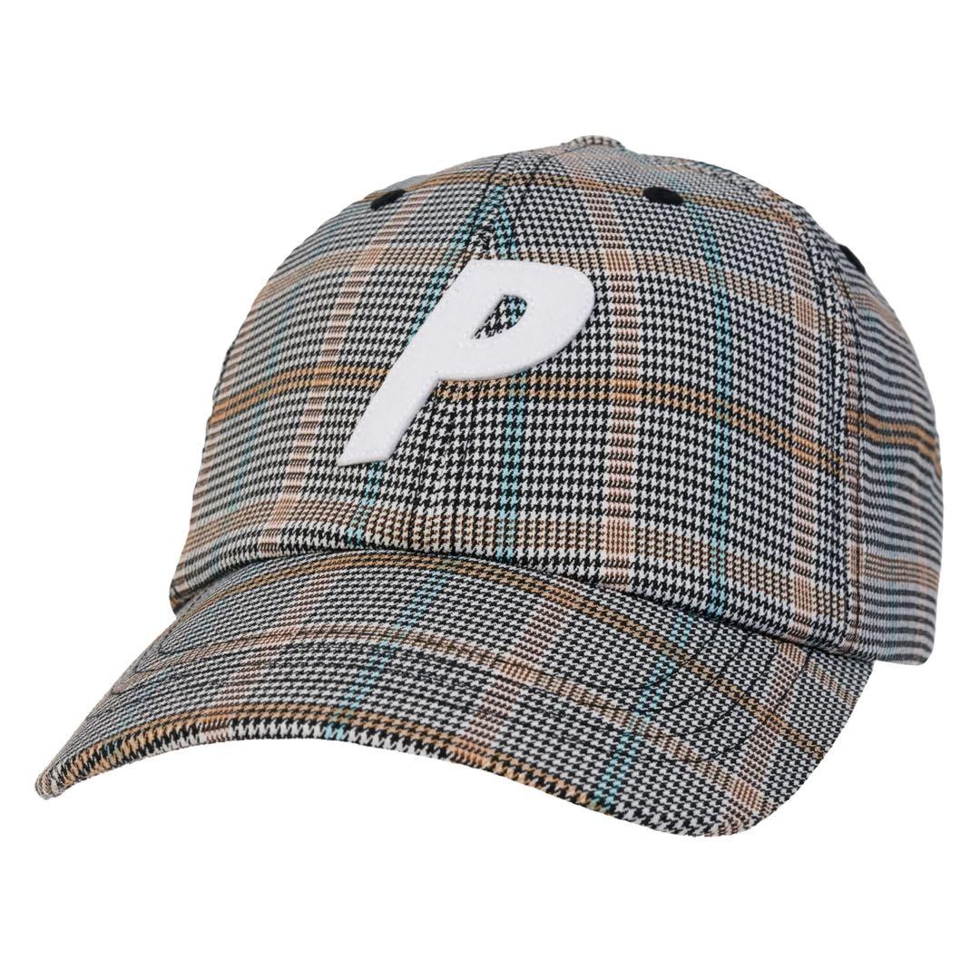 帽子 P 6-PANEL HOUNDSTOOTH WHITE