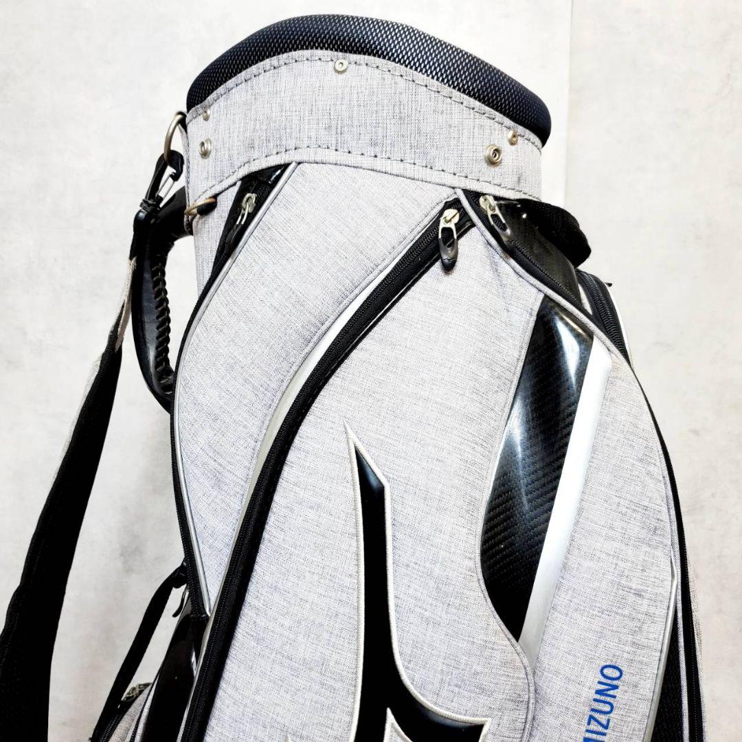 MIZUNO ミズノ キャディバッグ ゴルフバッグ グレー