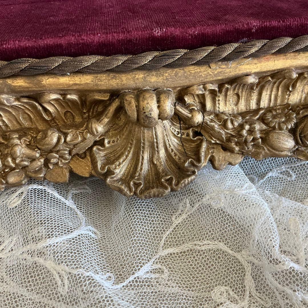 【重厚】フランス　アンティーク　ディスプレイ台　台座　ポワドレ　時計台