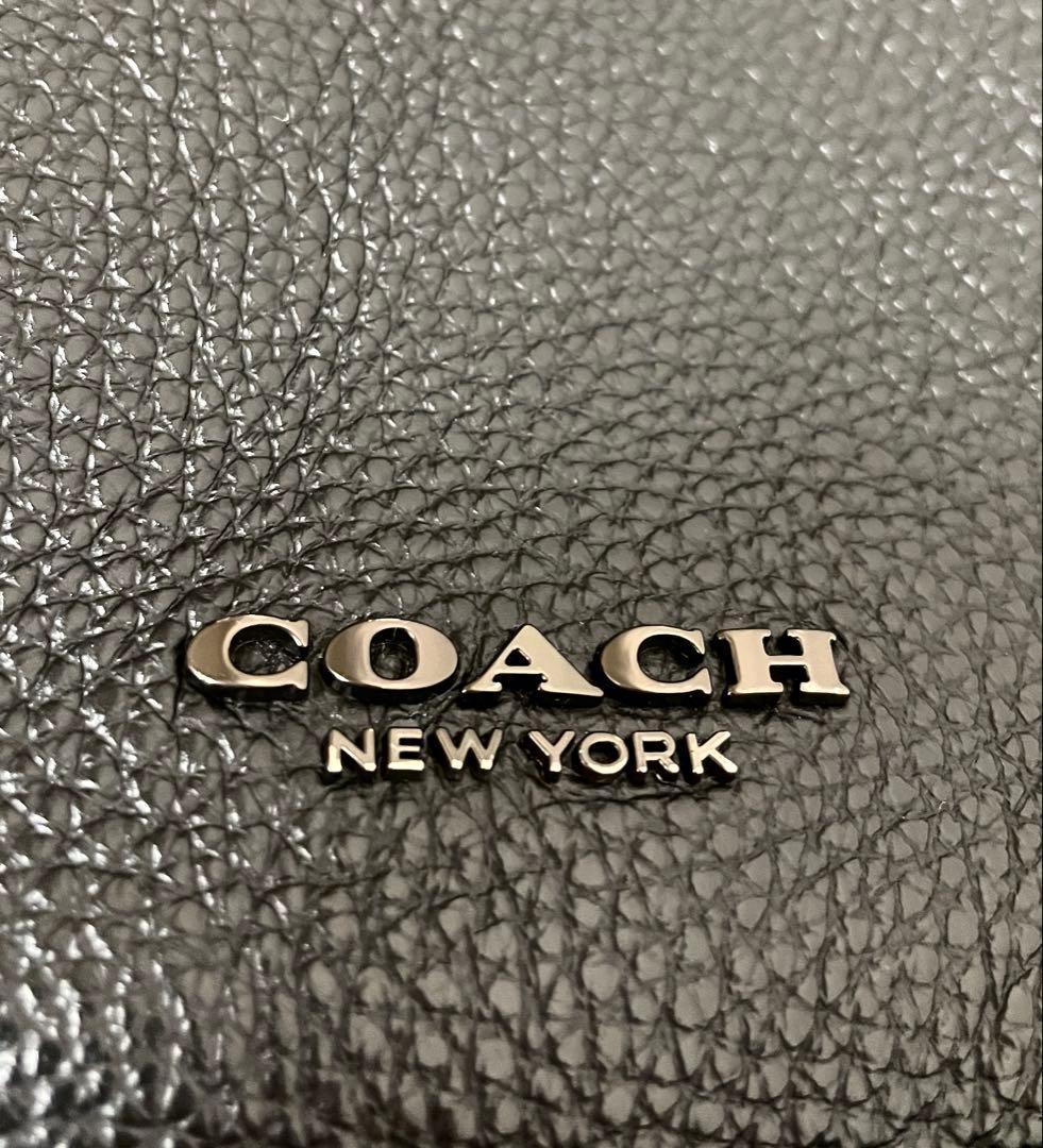 mmm様 コーチ メンズバッグ COACH メンズ ペブルレザー ブラック