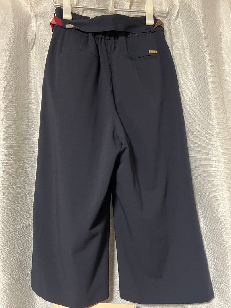 BLUE LABEL CRESTBRIGEブルーレーベル ワイドパンツ38美品