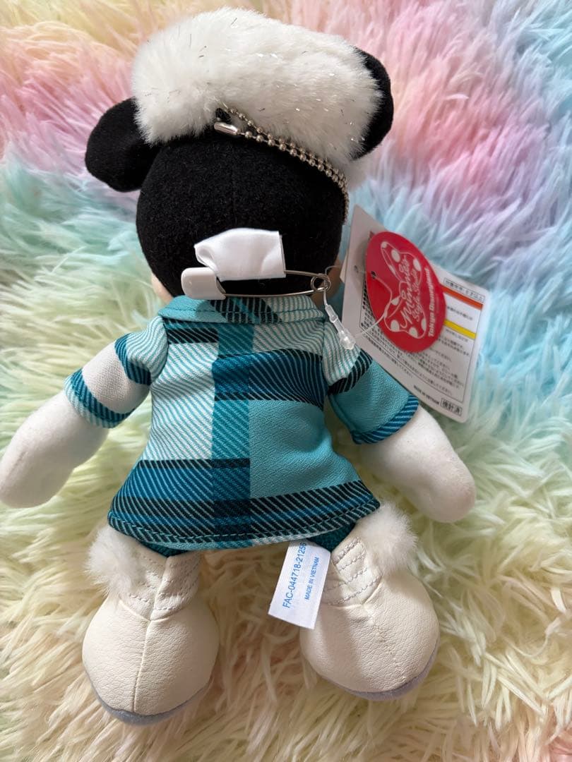 新品♡タグ付き♡ミニーのスタイルスタジオ♡ミニー♡ぬいぐるみバッチ♡冬　ぬいば♡