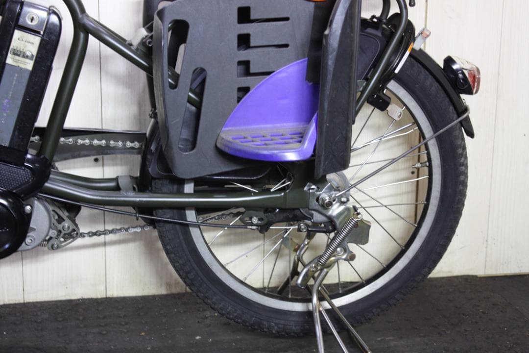 ヤマハPASKissmini X863-0002 20型大容量8.1AH無光沢緑