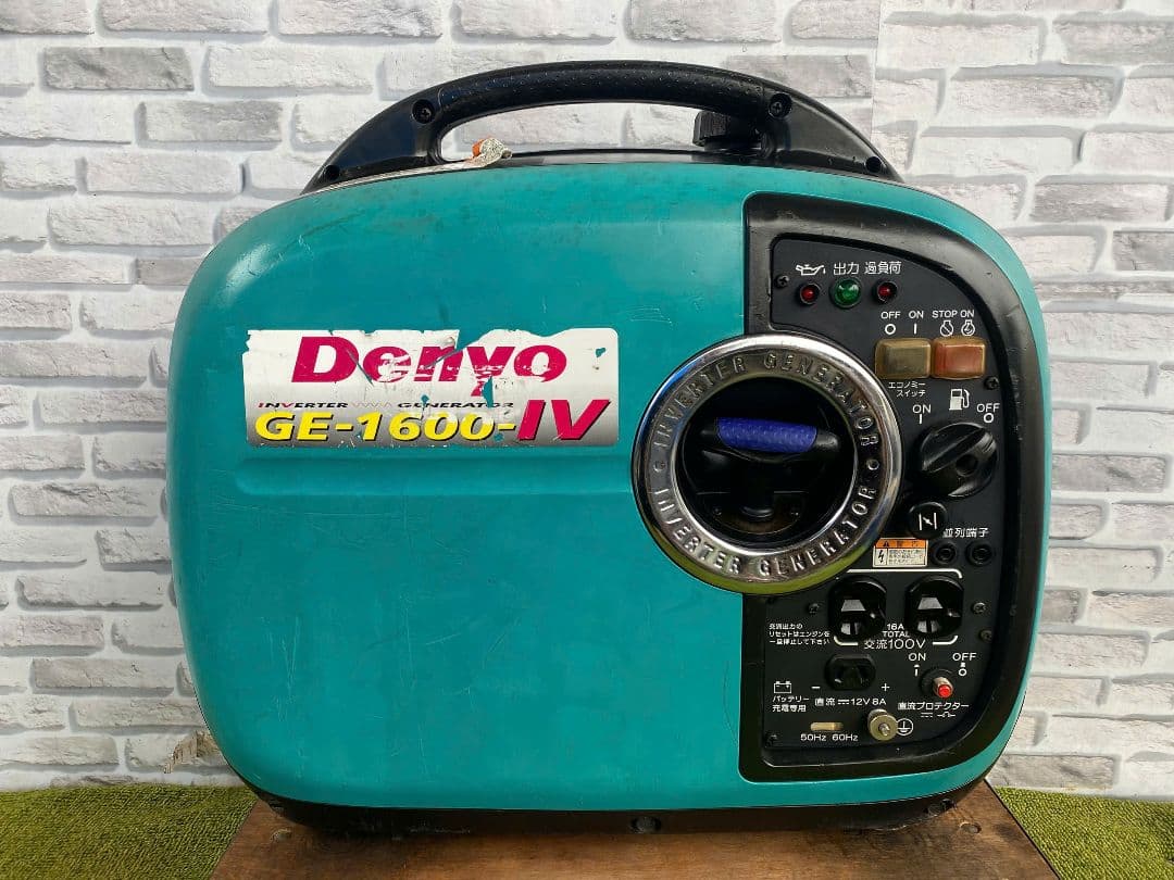 デンヨーGE-1600SS-IV 発電機★14日保証＋1Lオイル付(A5)