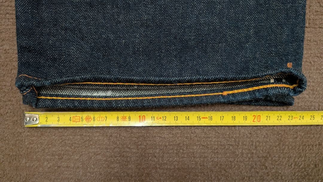 EVISU No.2 2001 33×35 虎耳 未使用 日本製 ワンウォッシュ