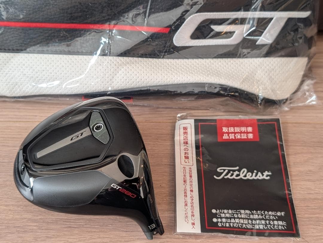 【美品】タイトリスト GT 280 ミニドライバー ヘッドのみ（未使用カバー付）