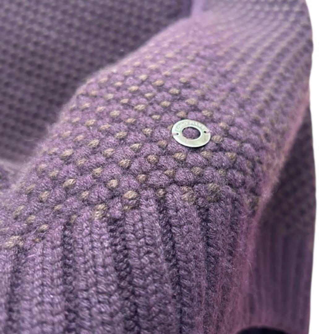 わねこ様希少美品✨ロロピアーナ ベビーカシミア ニット 紫 S高級素材イタリア製