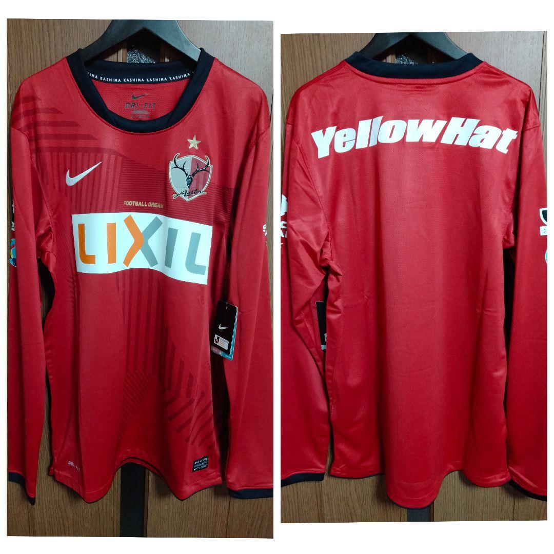 ナイキ 鹿島アントラーズ 長袖ユニフォーム 2011ホーム M 紙タグ付き
