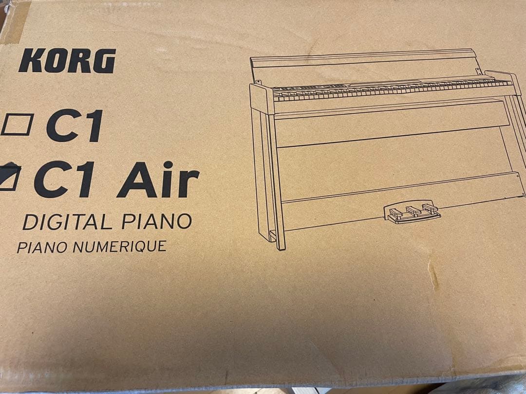【極美品】KORG　C1 Air 2018年製　ホワイトアッシュ　電子ピアノ