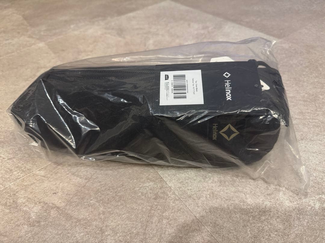 【新品】タグ付　Helinox ヘリノックスタックチェア　ブラック