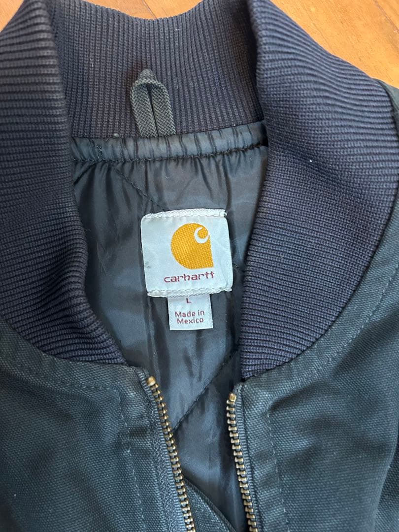 90sCarhartt ダックベスト　ブラック ベスト Lサイズ