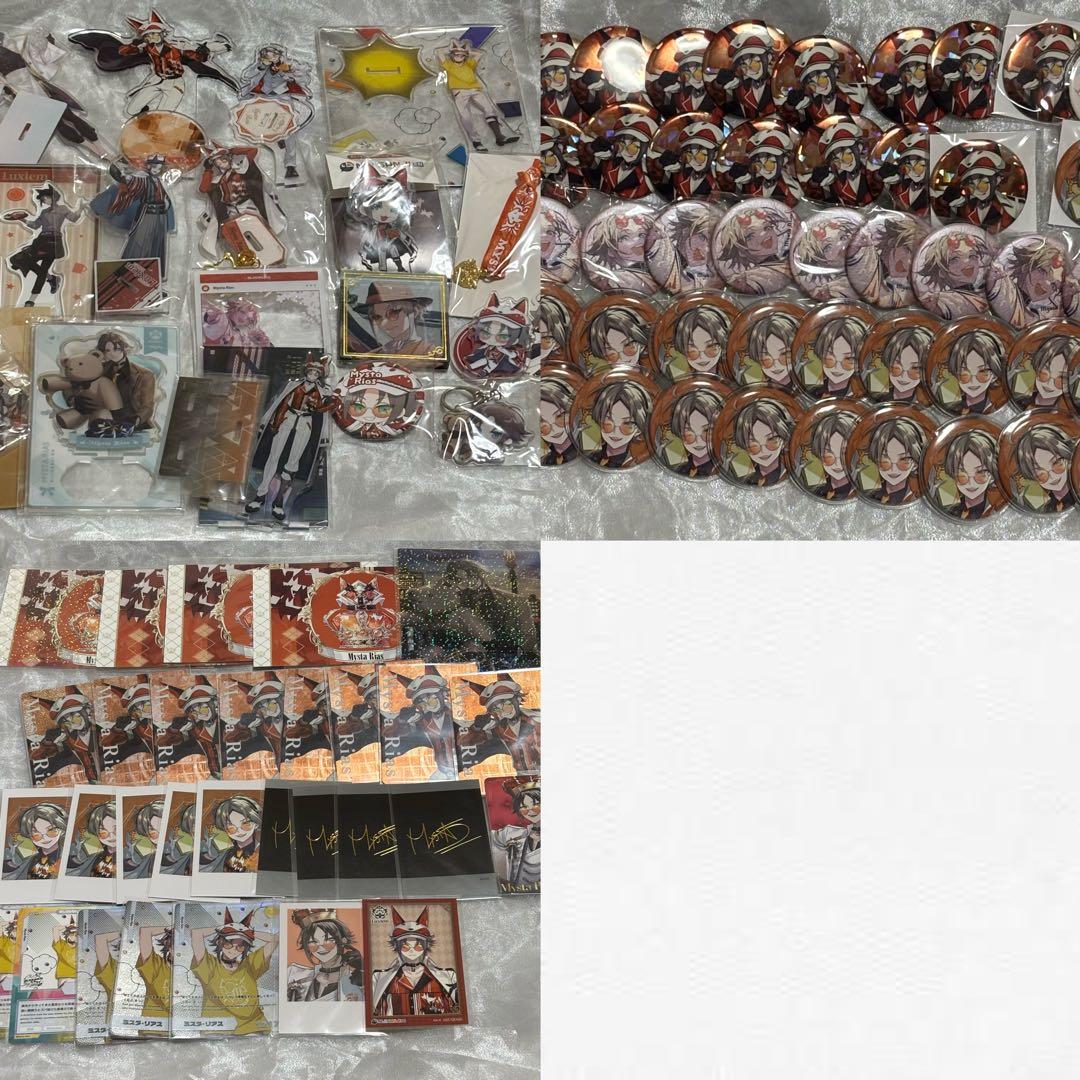 ミスタリアス 缶バッジ アクスタ チェキ風カード