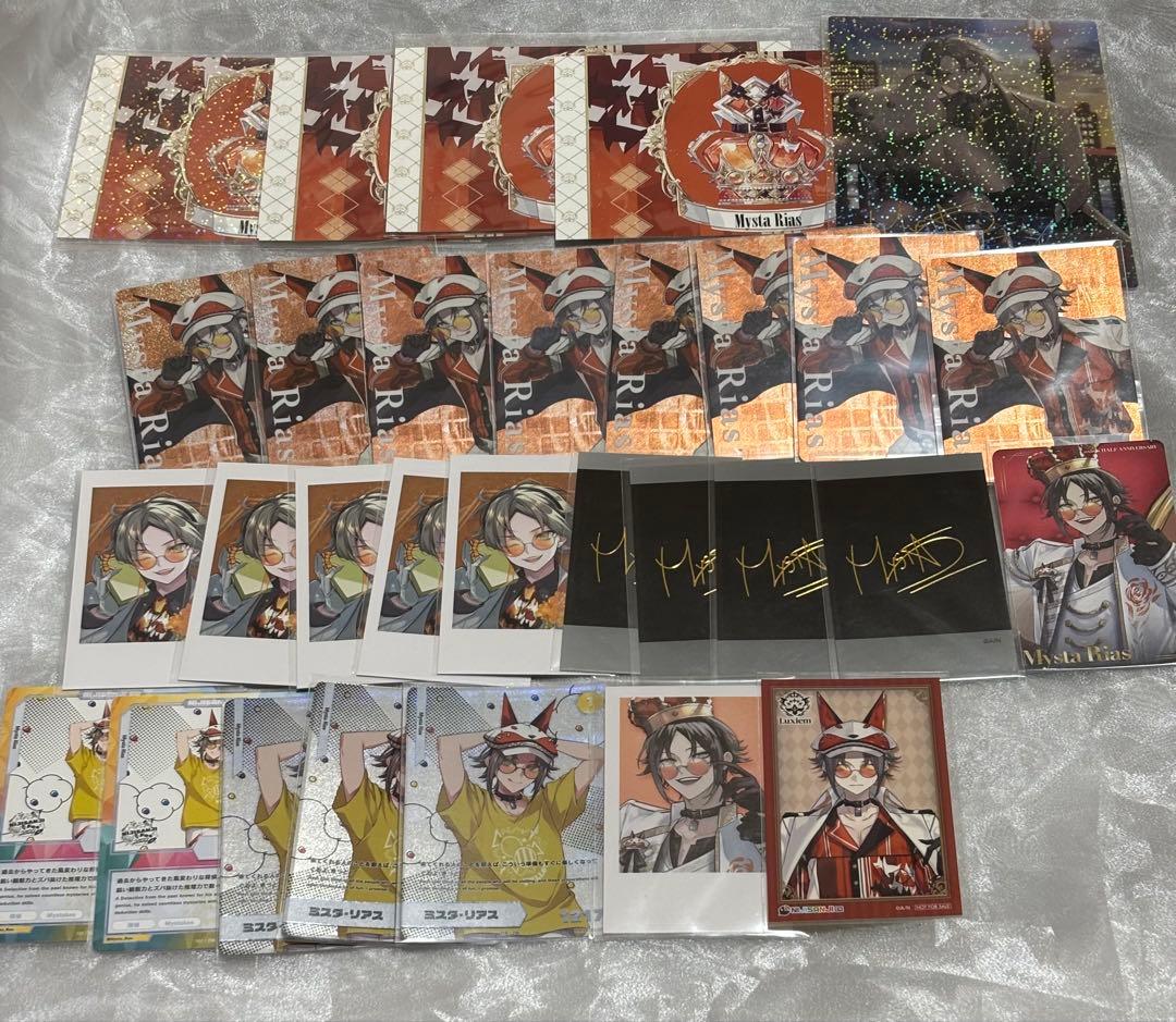 ミスタリアス 缶バッジ アクスタ チェキ風カード