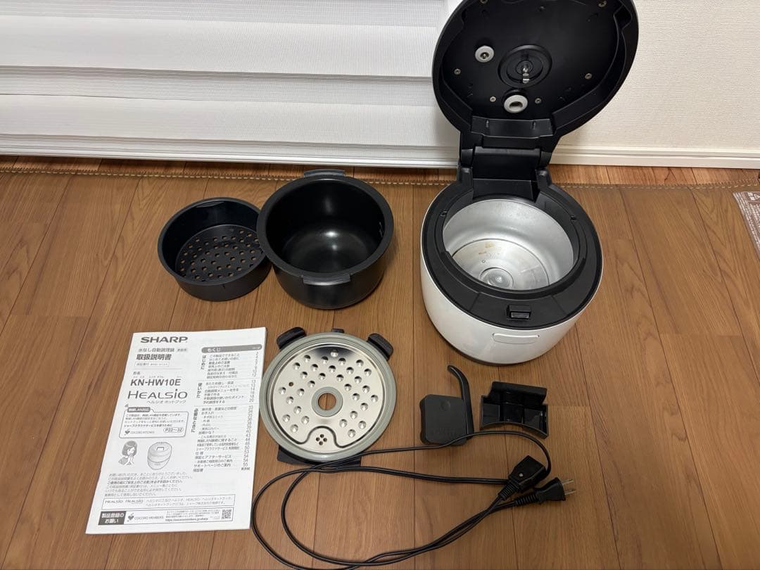 SHARP 電気圧力鍋 KN-HW10E-W 1.0L