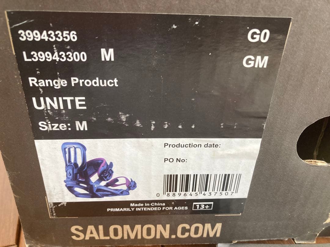 【超美品】スノーボードビィンディング　SALOMON サロモン サイズM