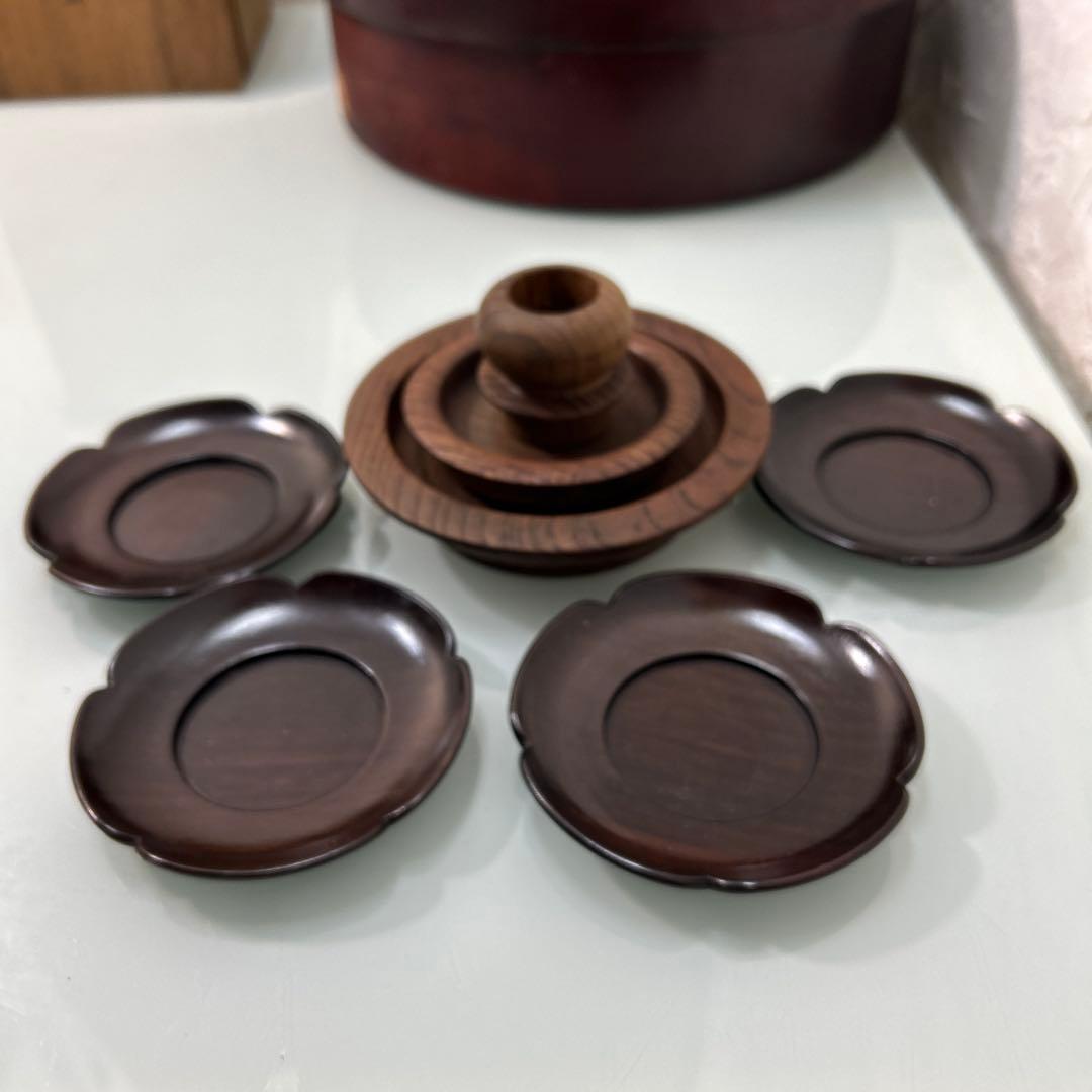 ☆九谷焼煎茶器　古鈴　茶櫃　茶托　酒器☆