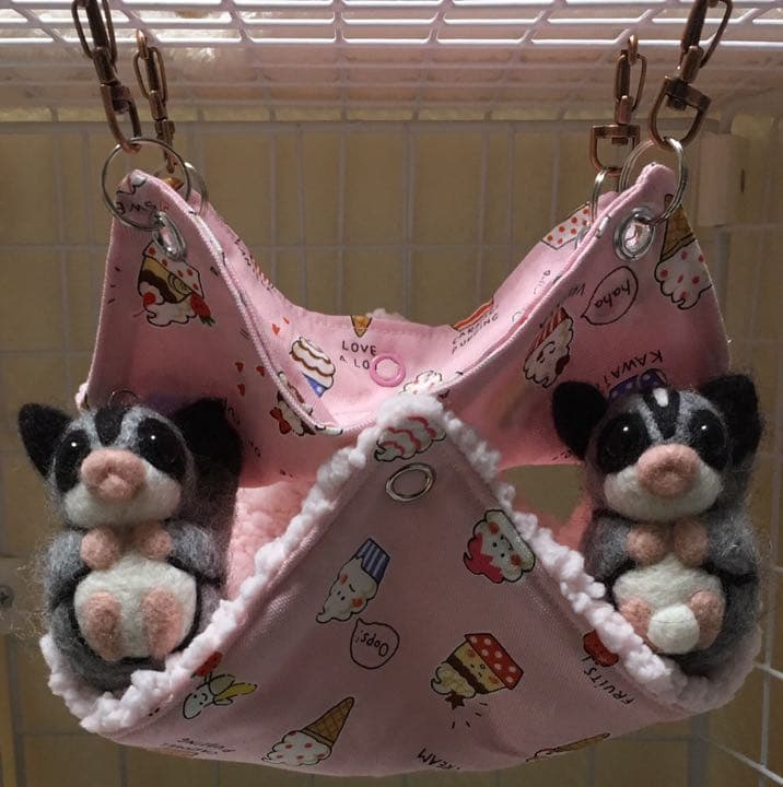 モモンガハウス(プリン・ソフトクリーム)  ボアピンク 2050円