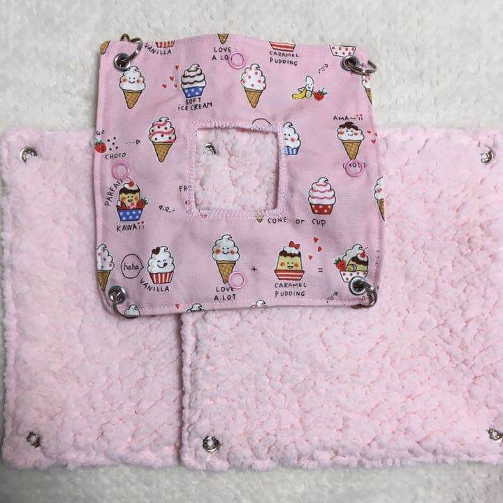 モモンガハウス(プリン・ソフトクリーム)  ボアピンク 2050円