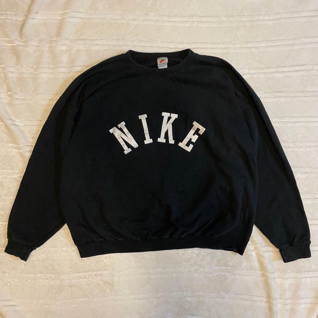 NIKE 90s USA製 スウェット ブラック 白タグ トレーナー