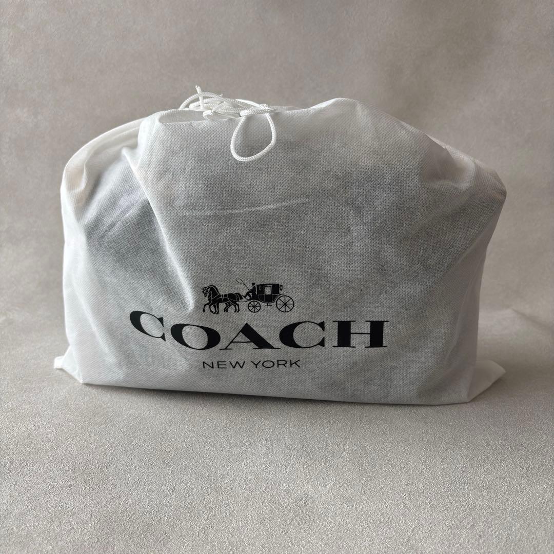 【美品】COACH オリーブグリーン ハンドバッグ