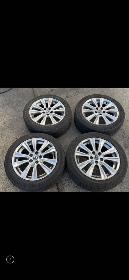 18インチ アルミホイールとタイヤセット