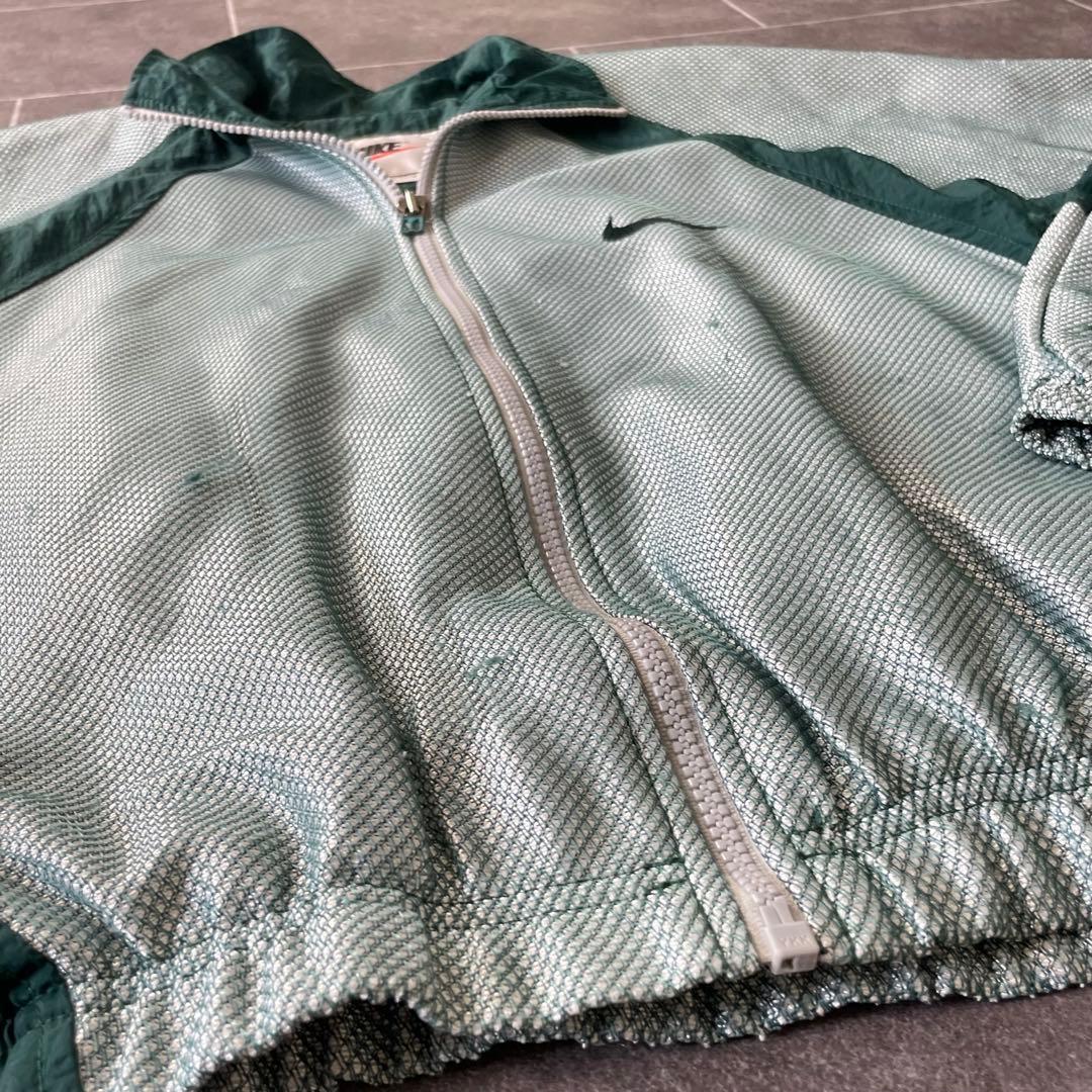 90's Nike ナイキ vintage 素材切替 ナイロンジャケット 短丈