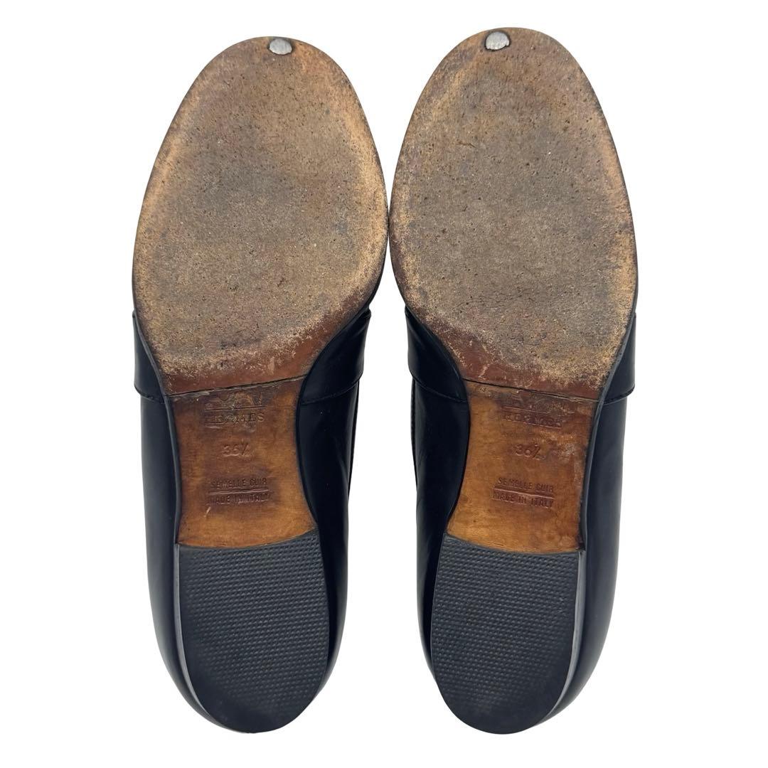 HERMES エルメス シェーヌダンクル ローファー 約23.5cm レディース