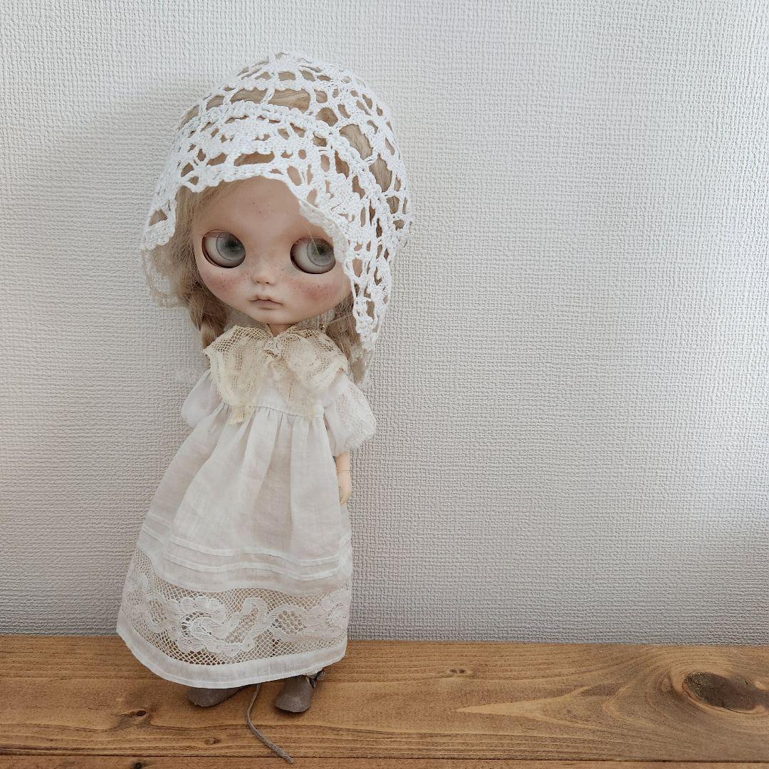 ブライス用アウトフィット アンティークレースボネのセット