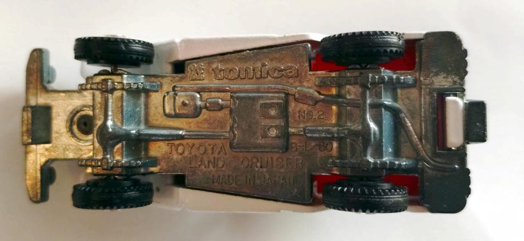 トミカ 2-2 トヨタ ランドクルーザー 当時物 旧ホイール FJ40①