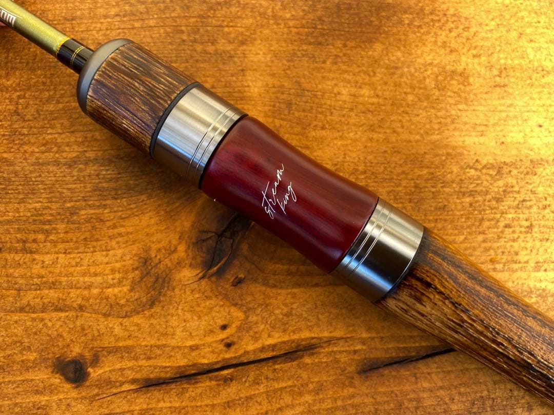 トラウトロッド　ウッドグリップ　パックロッド　天然木　渓流釣り　コンパクトロッド