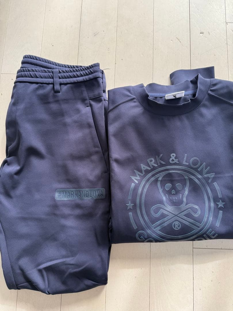 MARK&LONA★50サイズ★スウェットセットアップ★ネイビー
