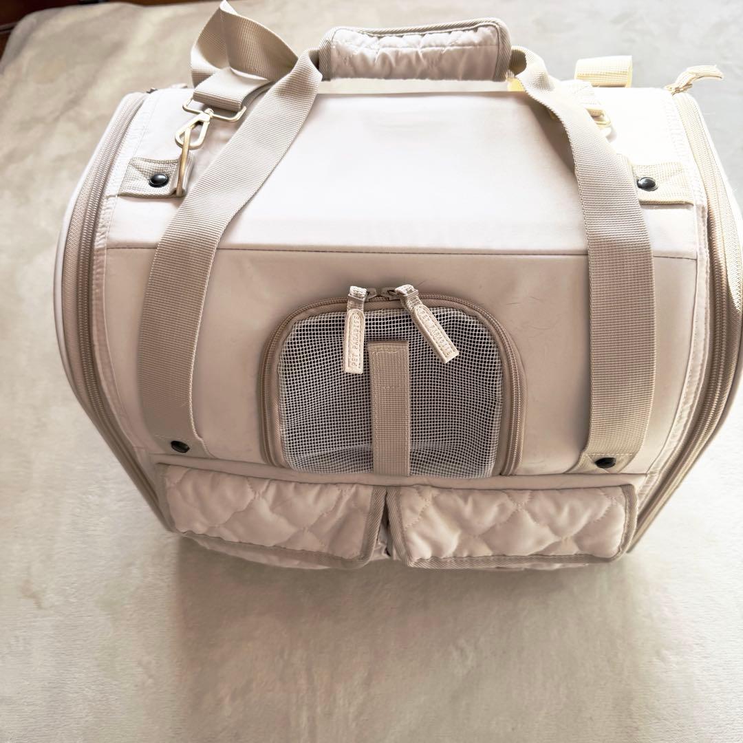 ペットパラダイス キャスター付き ナチュラル 折り畳みキャリー