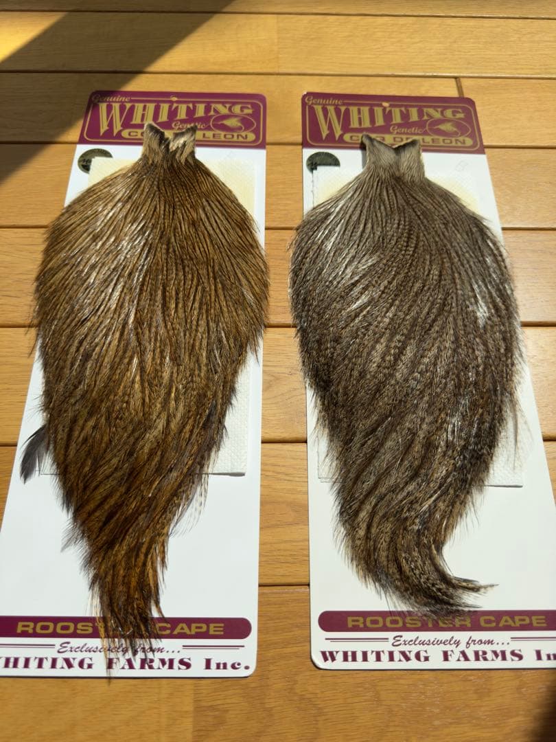 WHITING コックデレオン　ダークパルド　ライトジンジャーパルド　2枚セット