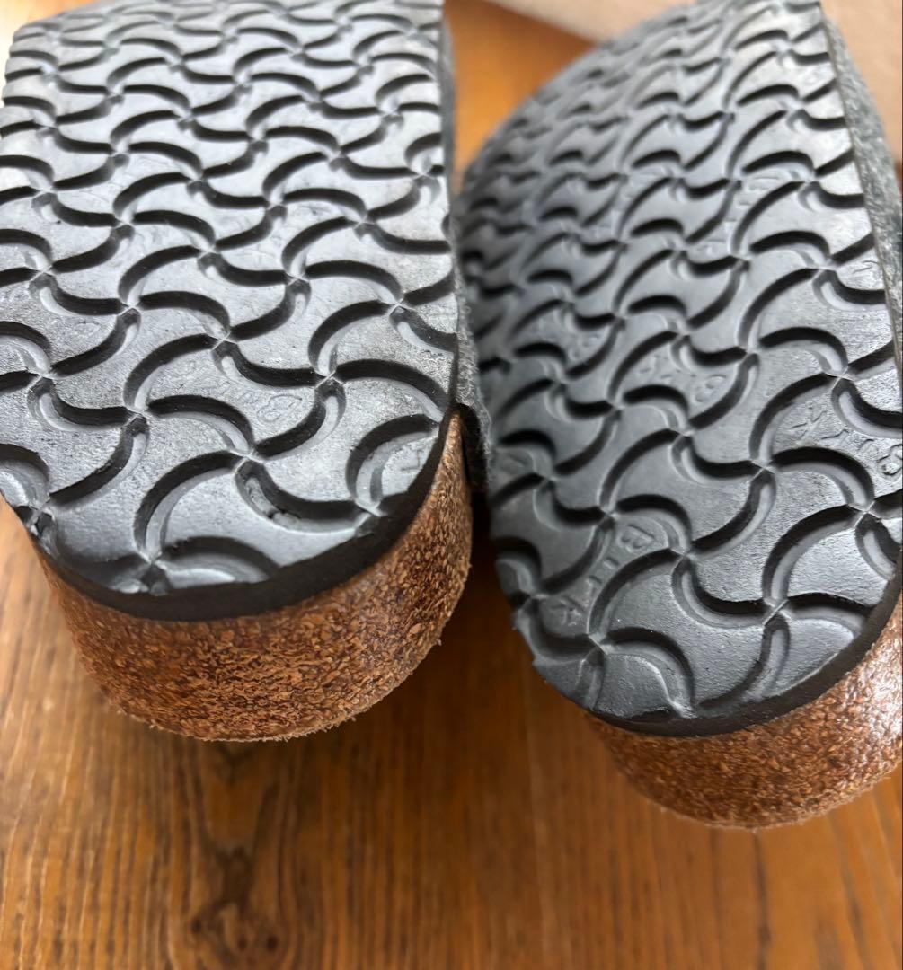 ビルケンシュトック　ボストン　フェルト　グレー　38